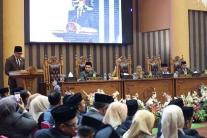 DPRD Gelar Rapat Paripurna, Bupati Tanah Bumbu Masih Menjabat Sampai Dilantiknya Bupati dan Wabup Terpilih
