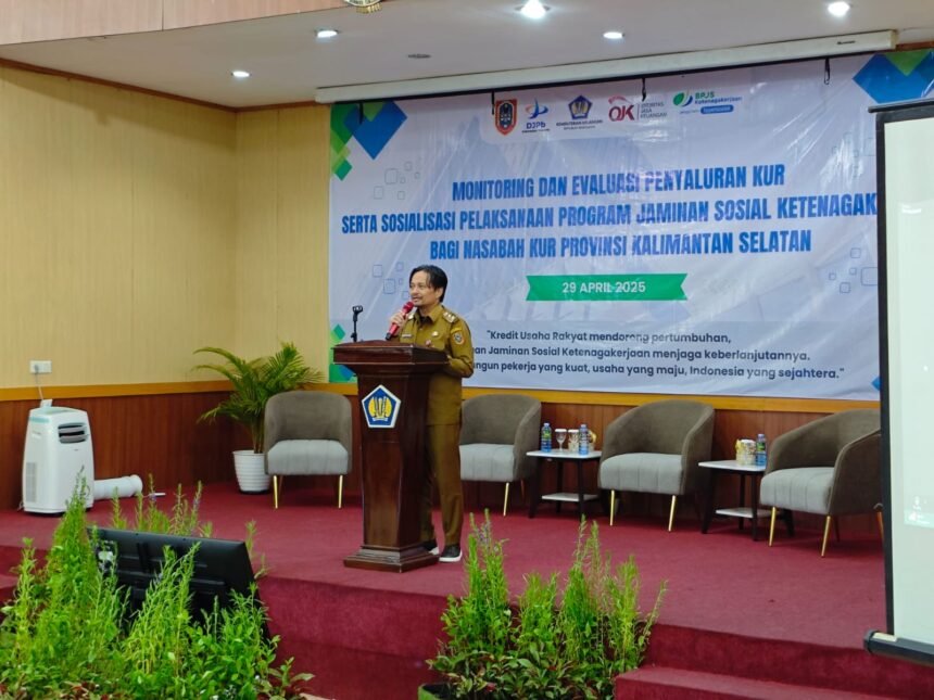 Pemprov Kalsel Dukung Program KUR dan Perlindungan Sosial Ketenagakerjaan