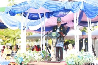 Bupati Andi Rudi Latif Pimpin Upacara Hardiknas 2025 di Tanah Bumbu