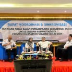Rakor Pertanahan 2025, Pemprov Kalsel Dorong Pemanfaatan Redistribusi Tanah Lebih Produktif