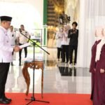 Bupati Andi Rudi Latif Lantik Pengurus GOW Tanah Bumbu 2025–2030