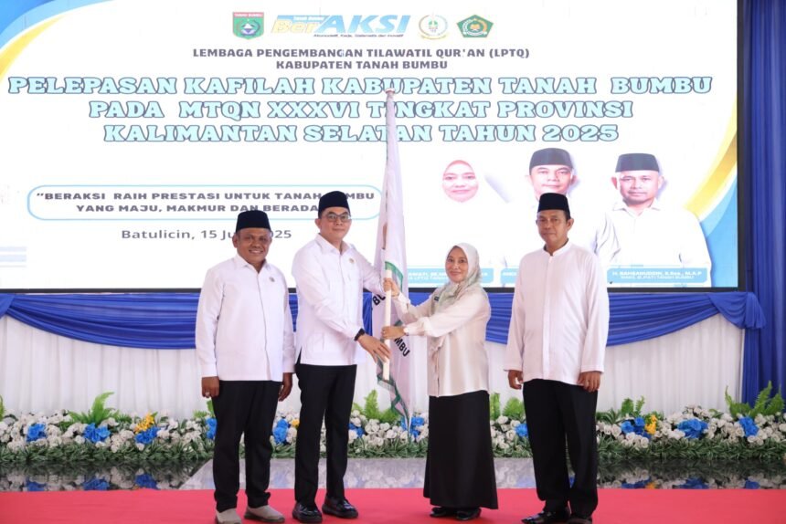 Bupati Andi Rudi Latif Lepas Kafilah MTQ: Jaga Kesehatan, Komunikasi, dan Niatkan Ibadah untuk Sukses Dunia Akhirat