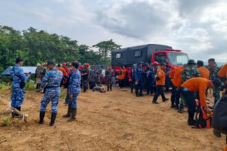 Basarnas Banjarmasin Lanjutkan Pencarian Hari Kedua Helikopter Hilang Kontak di Tanah Bumbu