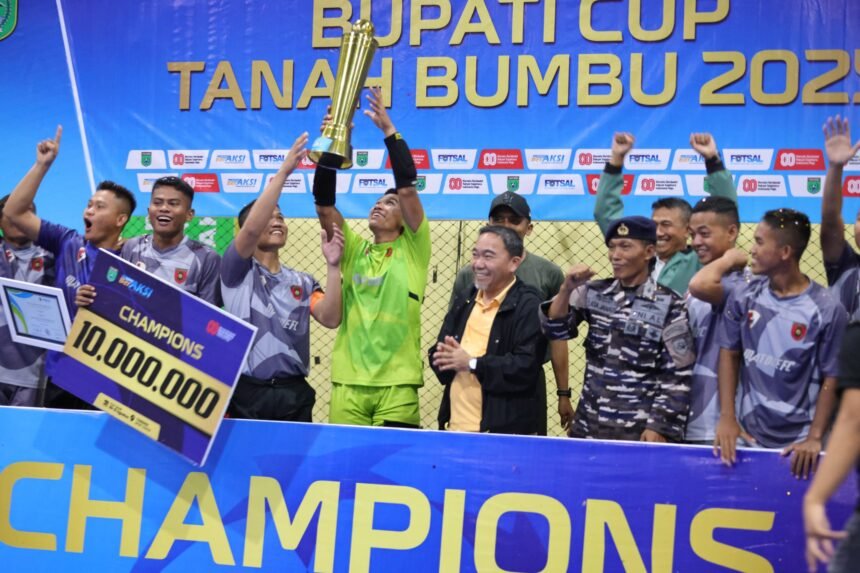 Bupati Tanah Bumbu Cup 2025 Ditutup Penuh Kebanggaan: Yonif 828 TP/BWM Unggul Perkasa