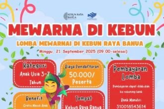 Lomba Mewarnai Anak, Kebun Raya Banua Dorong Kreativitas dan Kepedulian Lingkungan