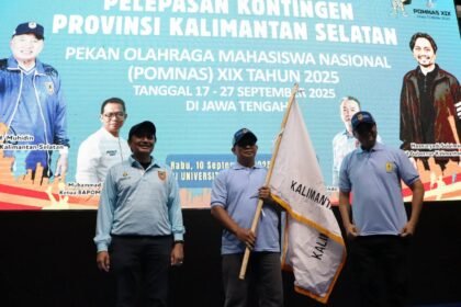 Wagub Kalsel Lepas Kontingen Kalsel ke POMNAS XIX Jawa Tengah, Target Masuk 10 Besar