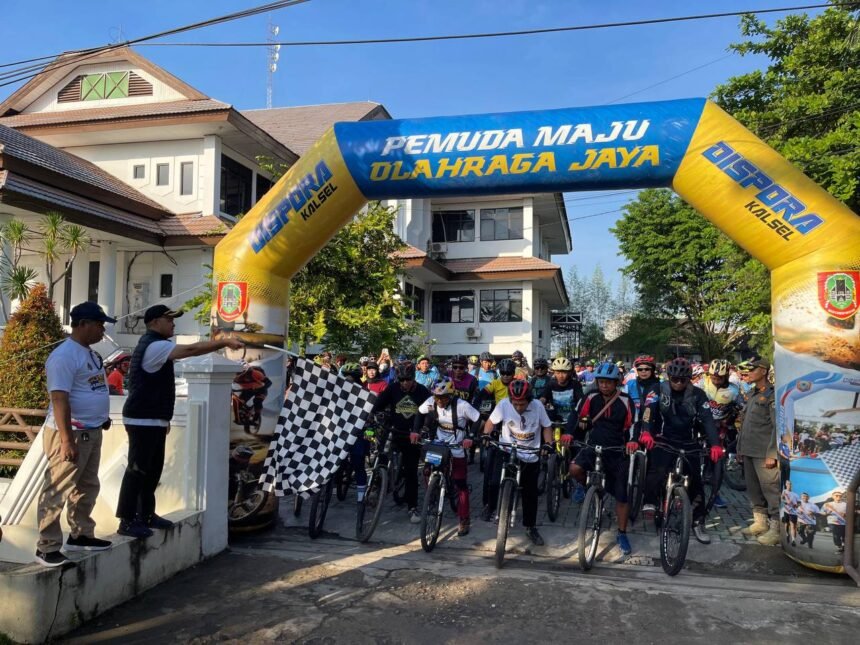 Ratusan Peserta Meriahkan Gowes Haornas 2025 di Kalsel