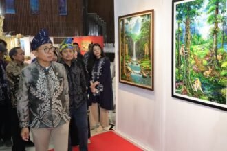 Menbud Apresiasi Pameran Seni Rupa Langkar, Tampilkan Karya 95 Perupa se-Indonesia