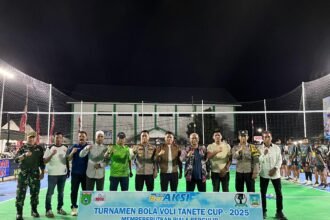 Turnamen Bola Voli Tanete Cup 2025 Resmi Dimulai, Perebutkan Piala Bupati Tanah Bumbu
