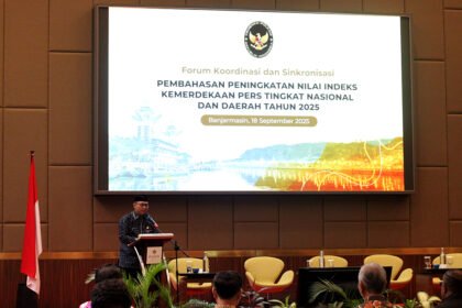 Pemprov Kalsel Dorong Sinergi Pusat-Daerah untuk Perkuat Kemerdekaan Pers