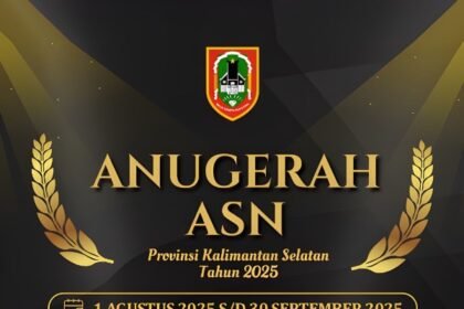 Gubernur Muhidin Ajak ASN Kalsel Ikuti Anugerah ASN 2025