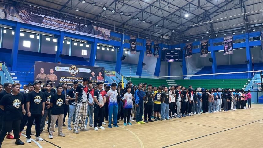 Open Turnamen Voli Ummat Cup Resmi Digelar, Ajang Pemanasan Porprov Kalsel 2025