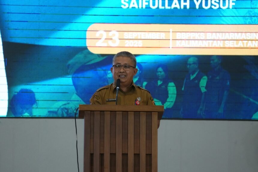 Pemprov Kalsel Apresiasi Kedatangan Mensos RI, Kesempatan Berdialog Kuatkan Peran Pilar-Pilar Sosial