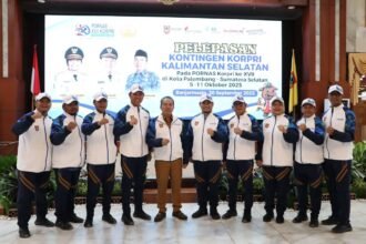 Tim Gateball Korpri Kalsel Siap Ukir Prestasi di Pornas Korpri XVII Palembang