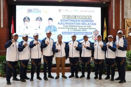 Tim Gateball Korpri Kalsel Siap Ukir Prestasi di Pornas Korpri XVII Palembang