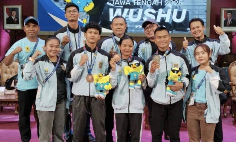 Wushu Mahasiswa Kalsel Ukir Prestasi, Bawa Pulang Medali POMNAS XIX 2025 Jawa Tengah