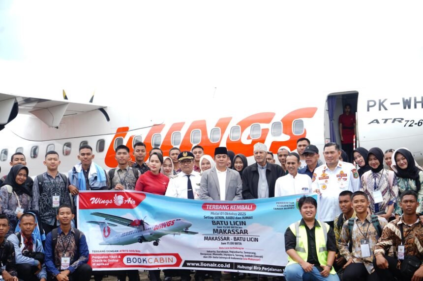 Batulicin–Makassar Terbang Perdana, Tiket Langsung Ludes