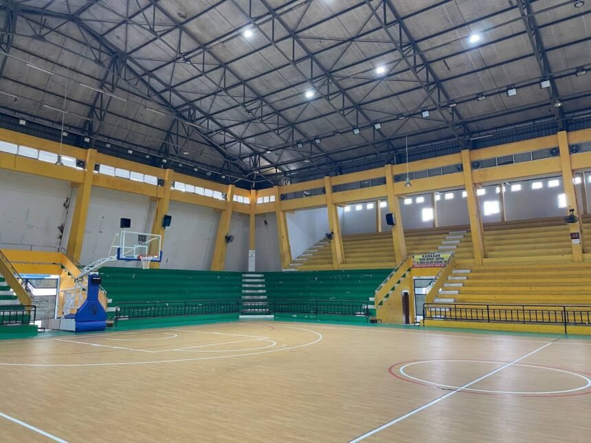 GOR Hasanuddin HM Pemeliharaan, Ruas Jalan Utama Diaspal