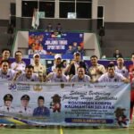 Laga Perdana, Tim Futsal Kalsel Menang Telak 12-0 Lawan Kementerian UKM di PORNAS KORPRI XVII