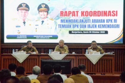 Gubernur Kalsel Tegaskan Pentingnya Percepatan Penyelesaian Tindak Lanjut Hasil Temuan BPK