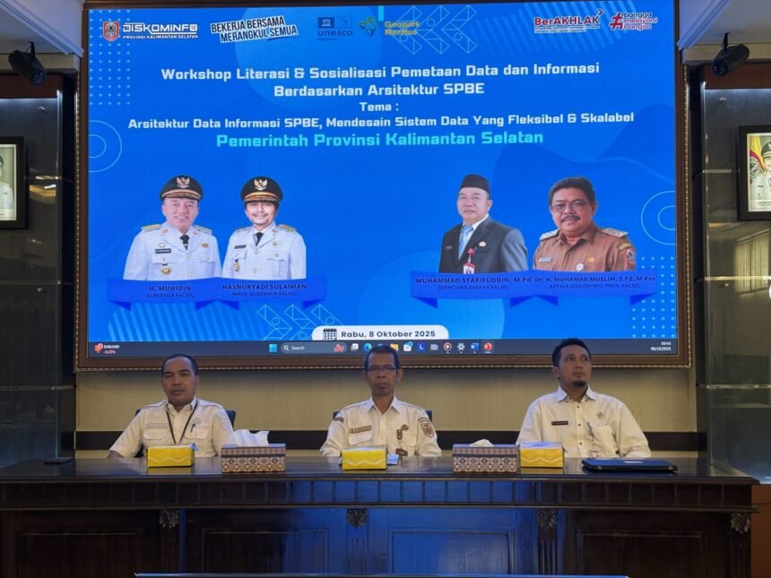 Sosialisasi Pemetaan Data, Dinas Kominfo Kalsel Inginkan Penerapan SPBE Harus Dilaksanakan Secara Menyeluruh