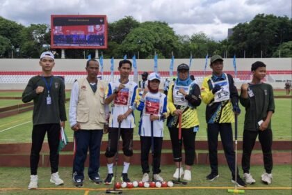 Kalahkan Kaltim, Tim Gateball Double Campuran Masuk Semifinal Pornas Korpri XVII Palembang