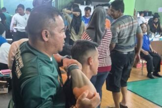 Tim Terapis Kalsel Sigap Berikan Penanganan Atlet korpri Kalsel di Ajang Pornas XVII 2025 Palembang 