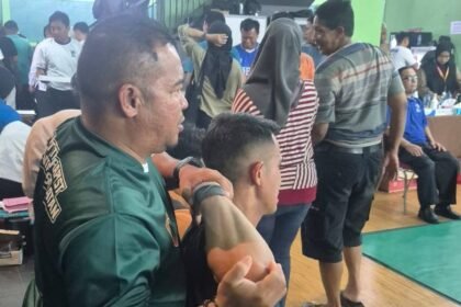 Tim Terapis Kalsel Sigap Berikan Penanganan Atlet korpri Kalsel di Ajang Pornas XVII 2025 Palembang 
