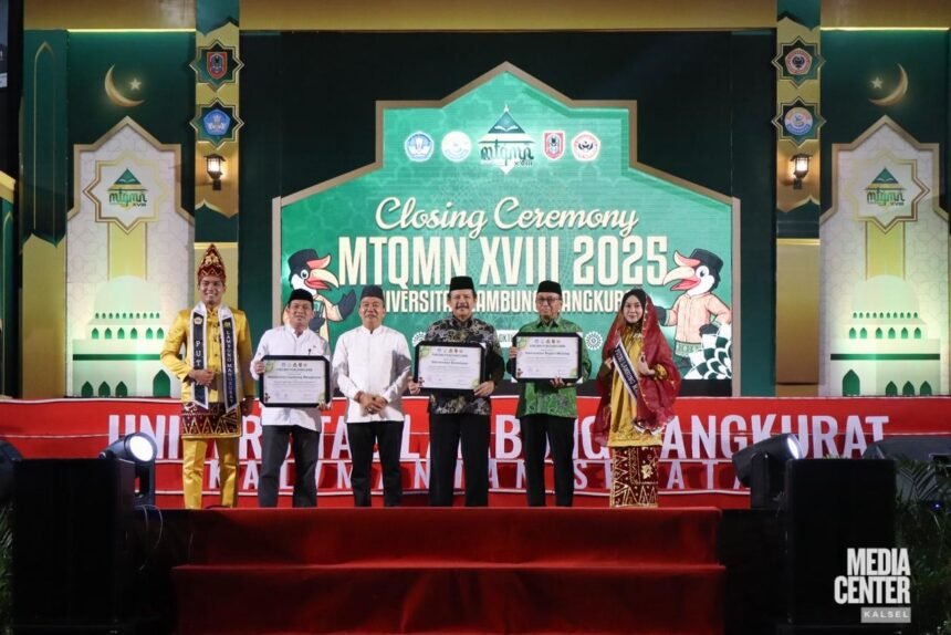 MTQMN XVIII 2025 Resmi Ditutup, UII Raih Juara Umum
