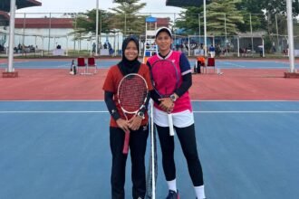 Sri Fathanah Melaju ke Final Tenis Lapangan Putri Pornas Korpri XVII Setelah Menang Tipis atas Jawa Tengah