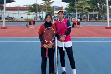 Sri Fathanah Melaju ke Final Tenis Lapangan Putri Pornas Korpri XVII Setelah Menang Tipis atas Jawa Tengah