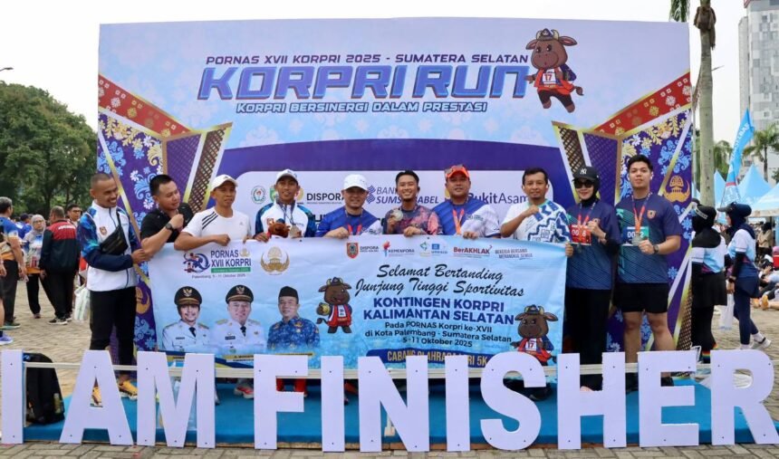 Yanuar Prihantoro Bawa Medali Perak Lari 5K untuk Kalimantan Selatan di Pornas Korpri XVII Sumsel 