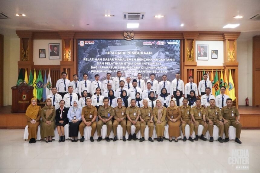 Pelatihan Manajemen Bencana dan Etika ASN, BPSDMD Kalsel Tingkatkan Kompetensi dan Integritas Aparatur
