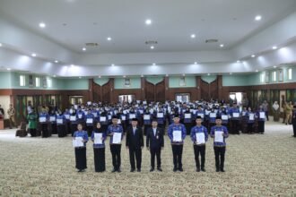 Gubernur Kalsel Lantik 164 PPPK dan Serahkan SK CPNS Lulusan IPDN