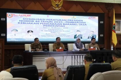 Sosialisasi Perpres Nomor 46 Tahun 2025, Dinas PUPR Kalsel Perkuat Tata Kelola Pengadaan Barang/Jasa Pemerintah