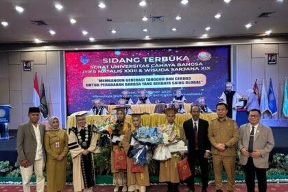 Wisuda Ke-19, Universitas Cahaya Bangsa Luluskan 294 Wisudawan