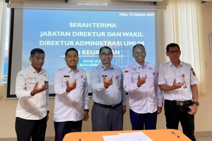 Sertijab Direktur RSUD Ulin, Momentum Perkuat Sinergi dan Profesionalisme Pelayanan