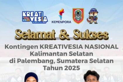 Tiga Inovator Muda Kalsel Ukir Prestasi di Kreativesia Tingkat Nasional 