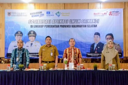 Percepat Implementasi SPBE di Bidang Kearsipan, Diskominfo Kalsel Gelar Sosialisasi Aplikasi Srikandi