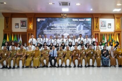Pelatihan Public Speaking, BPSDMD Kalsel Tingkatkan Kompetensi dan Profesionalisme ASN