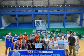 Ratusan Pebasket Ramaikan Festival 3×3 Bilas.bdj 2025 di Banjarmasin