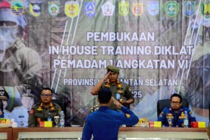 Satpol PP dan Damkar Kalsel Cetak Aparatur Pemadam yang Andal dan Siap Hadapi Situasi Darurat