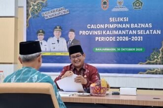 Seleksi Tahap Wawancara Calon Pimpinan Baznas Kalsel di Kanwil Kemenag