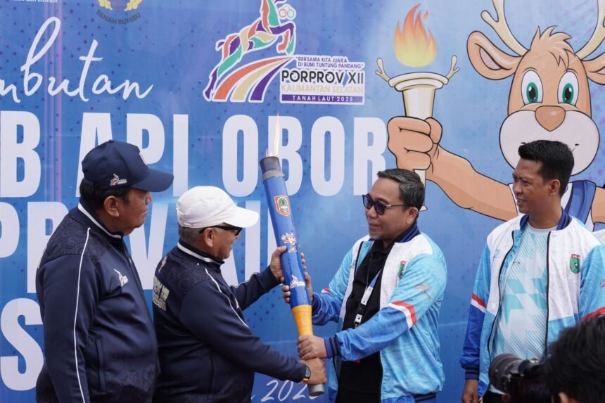 Semarak Tanah Bumbu Sambut Obor PORPROV Kalsel XII
