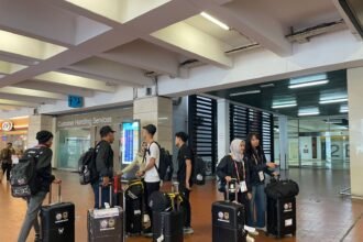 Kontingen POPNAS XVII Kalsel Tiba di Jakarta, Bawa Misi Ukir Prestasi dan Harumkan Banua
