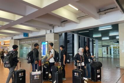 Kontingen POPNAS XVII Kalsel Tiba di Jakarta, Bawa Misi Ukir Prestasi dan Harumkan Banua