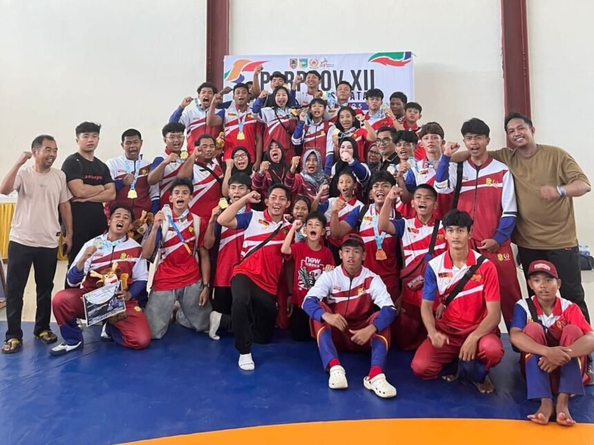 Gulat Banjarmasin Pertahankan Tahta Juara Umum Porprov XII Kalsel