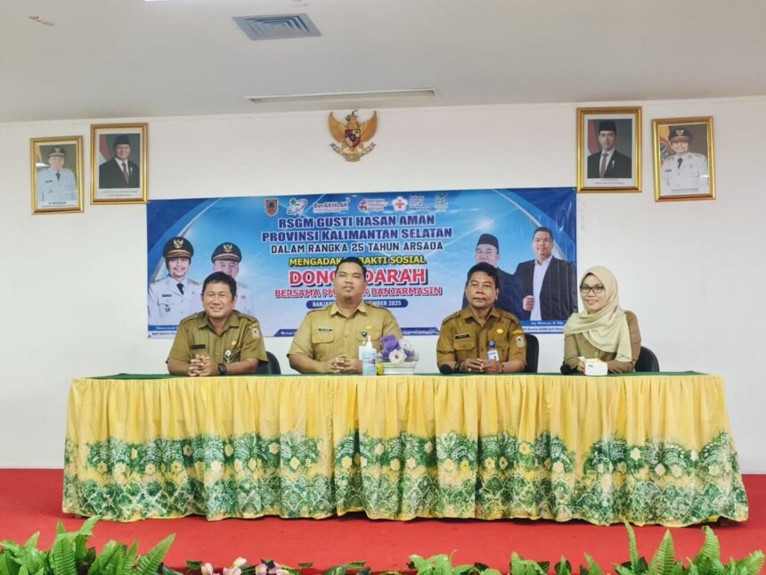 Peringati HUT ke-25 ARSADA, RSGM Gusti Hasan Aman Gelar Bakti Sosial Donor Darah Serentak