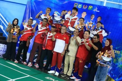 Bulutangkis Banjarmasin Sumbang Lima Medali di Porprov XII Kalsel 2025