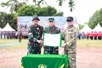 TMMD ke-126 Resmi Ditutup, Sinergi TNI dan Pemkab Tanah Bumbu Perkuat Pembangunan Desa